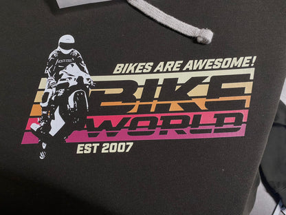 Bikes Are Awesome New Design Hoodie - Black