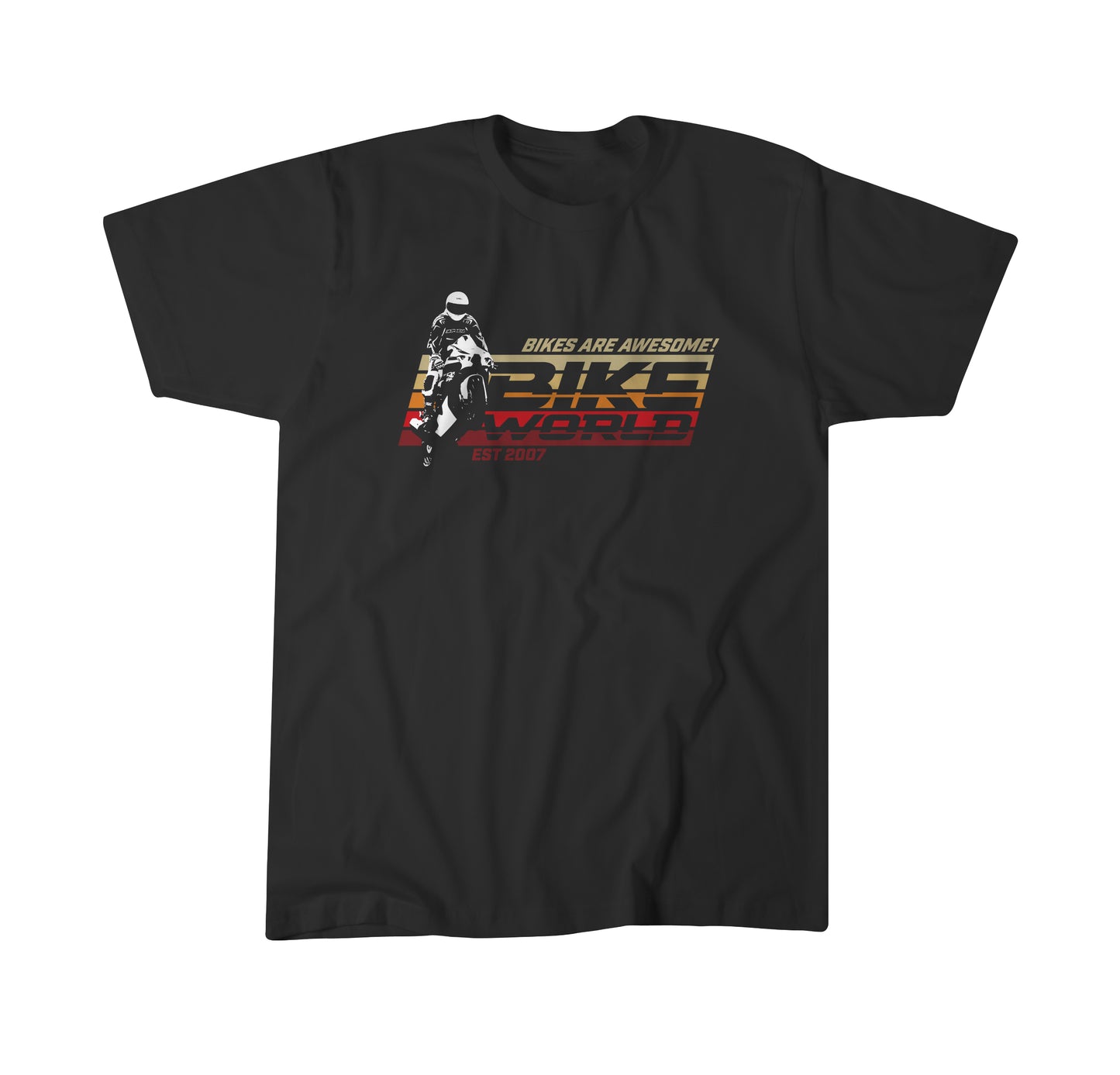 Bikes Are Awesome Tee - New Design Black