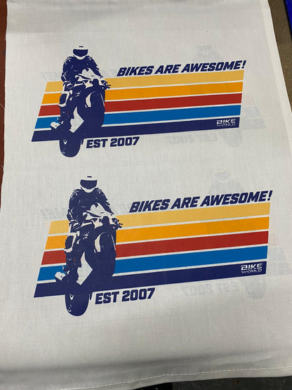 Bikes Are Awesome Tee - White