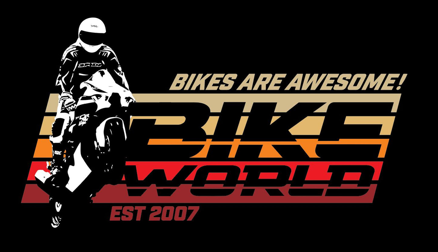 Bikes Are Awesome Tee - New Design Black